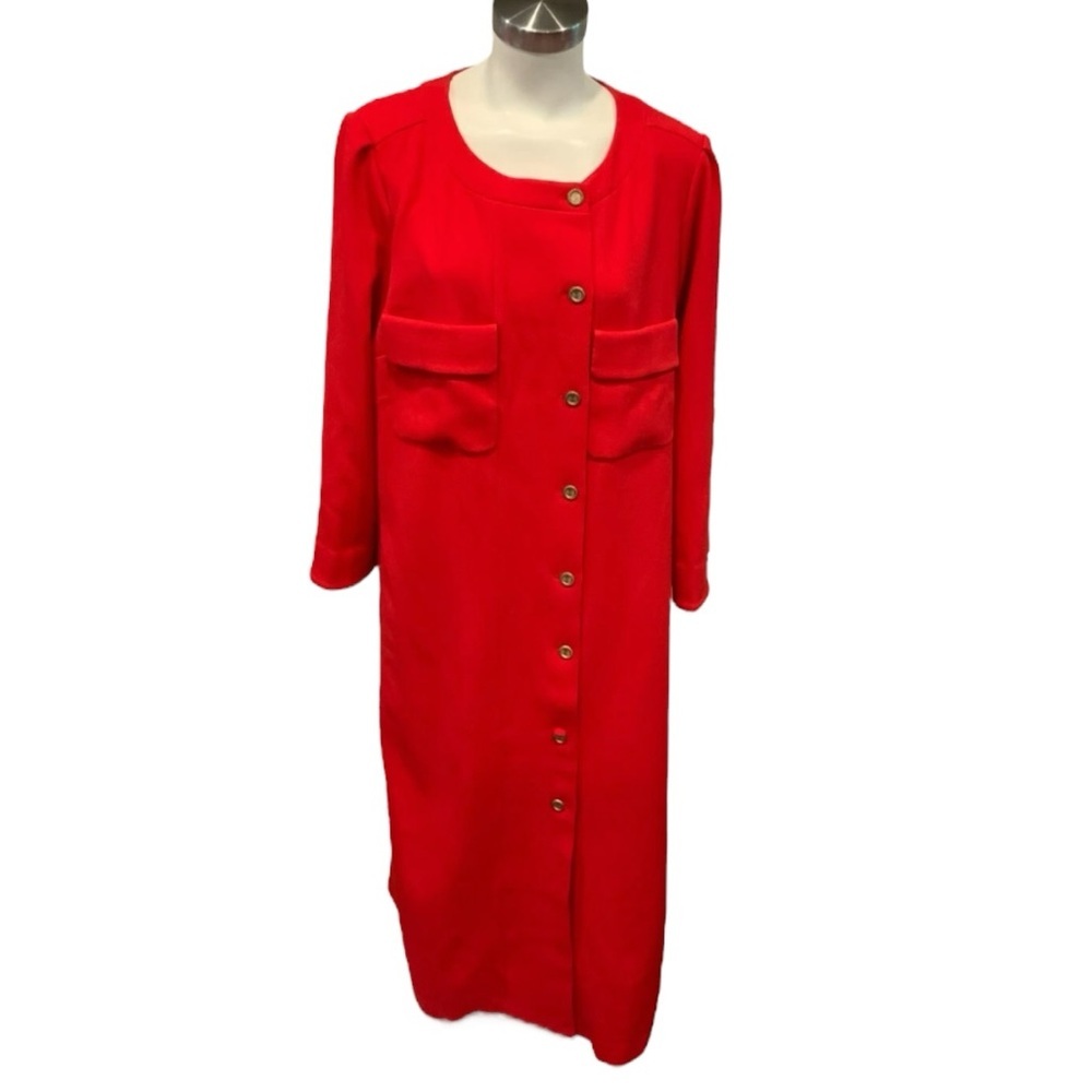 NEW Tuckernuck Red Barnett Maxi Dress Womens Size XXL Luxury - Picture 2 of 10